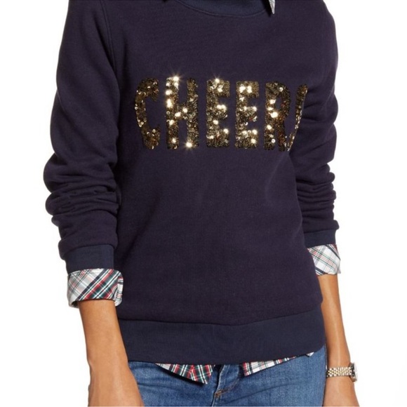 1901 Cheers sequin sweatshirt - Picture 1 of 10